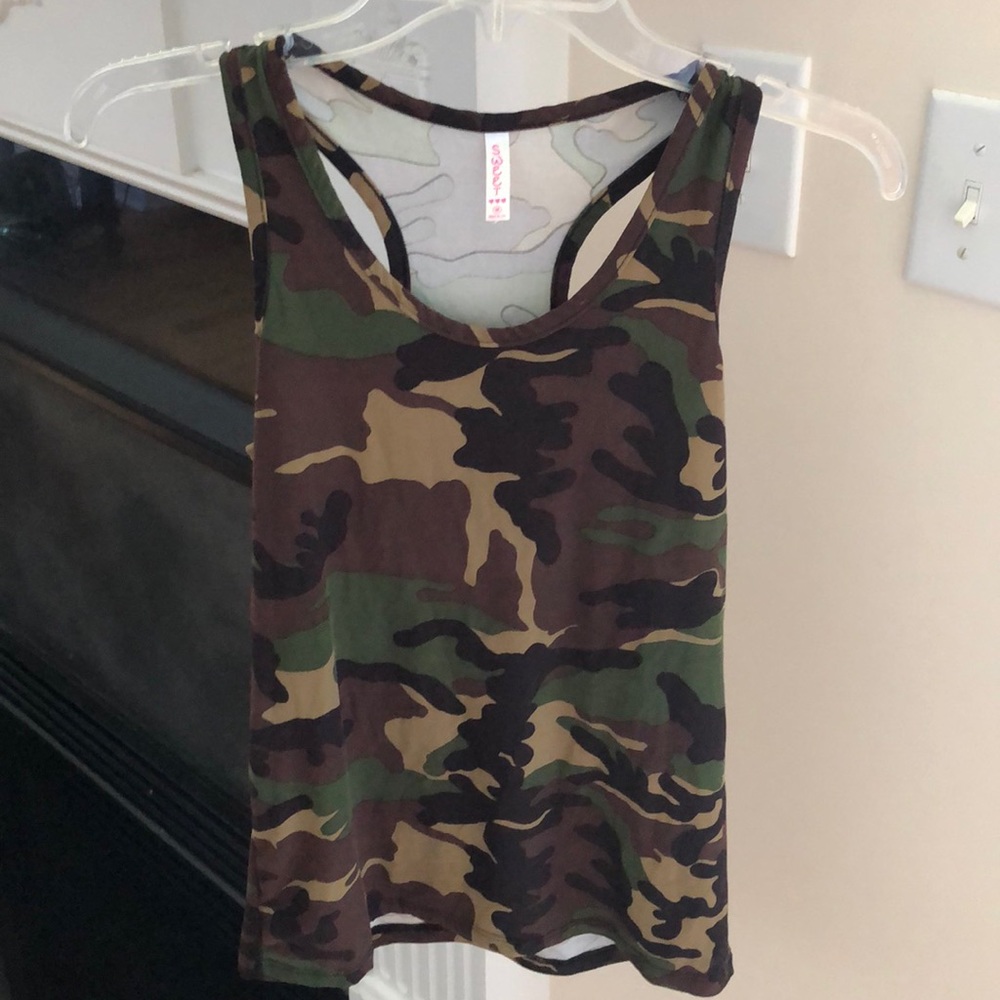 Camo tank top